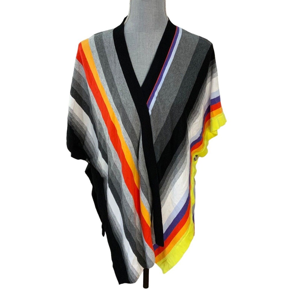CAbi Women’s XS /‎ Small Serape Cardigan Shrug Poncho Bold Fiesta Southwestern
